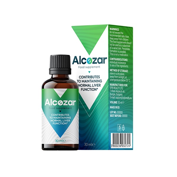 Alcozar â€“ picaturi pentru sustinerea digestiei, a sistemului imunitar si impotriva stresului â€“ 30 ml