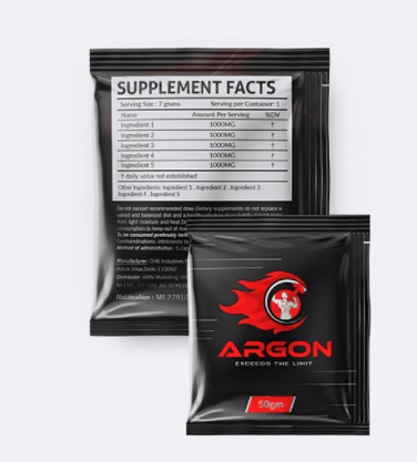 ARGON â€“ pentru erectii puternice â€“ 4 plicuri