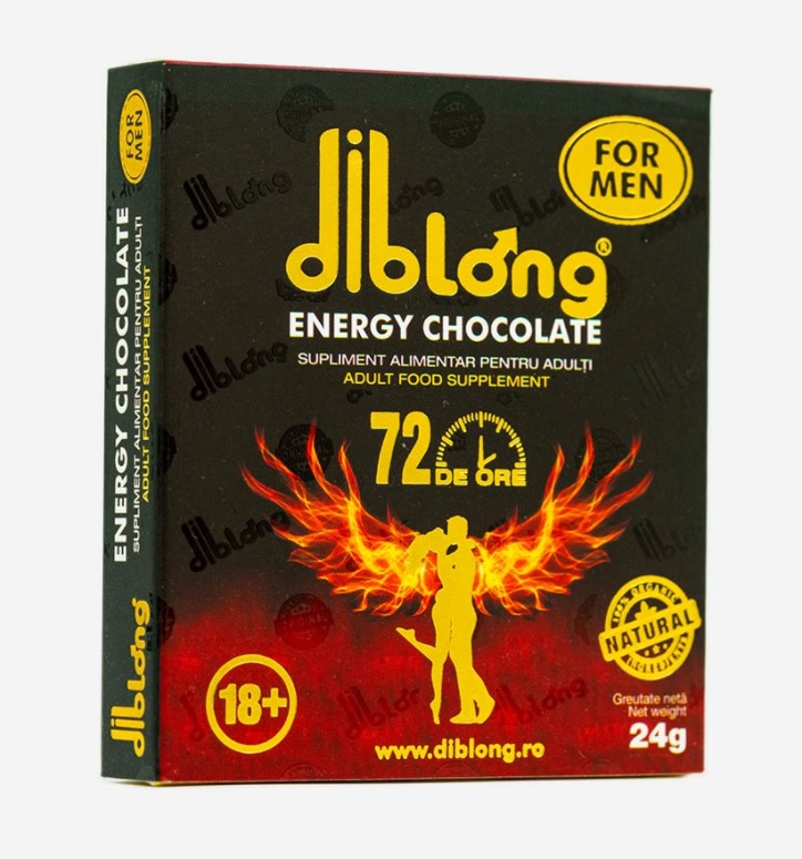 Diblong Energy Chocolate â€“ ciocolata afrodisiaca pentru bÄƒrbaÈ›i â€“ 24g