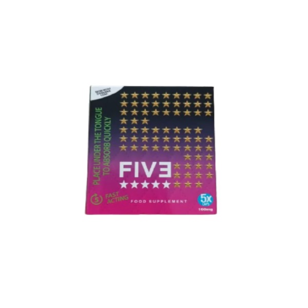 Five â€“ capsule pentru erectii puternice â€“ 5 cps