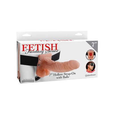 Fetish Fantasy 7 Hollow Strap On With Balls