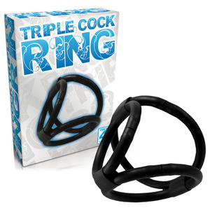 Inel Penis Triplu TRIPLE COCK RING