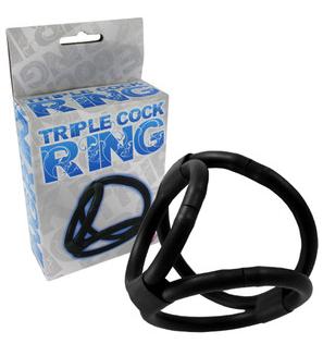 Inel erectie Tri3Ring Cock Cage