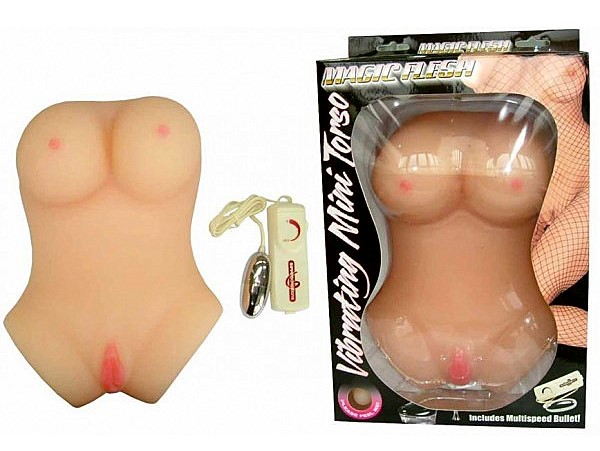 Masturbator cu vibratii Mini Torso