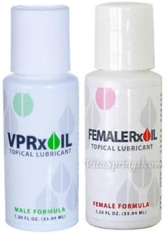 Pachet Excitare Puternica VPRX- contine 1 sticluta VPRX OIL pentru barbati si 1 Sticluta Female RX Oil pentru femei