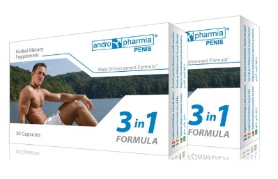 Pastile pentru marirea penisului Penis Male Enhancement Formula 3 in 1, Andropharmia, 30 capsule