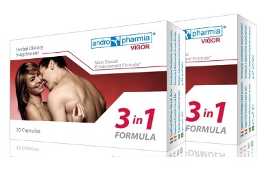 Pastile pentru potenta Vigor Male Sexual Enhancement Formula 3 in 1, Andropharmia