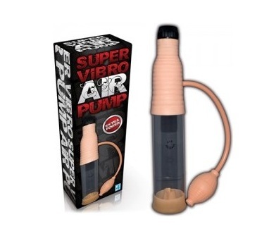 Pompa Super Vibro Air Pump, Extra Power, cu vibratii, lungime totala 33 cm pentru marirea penisului