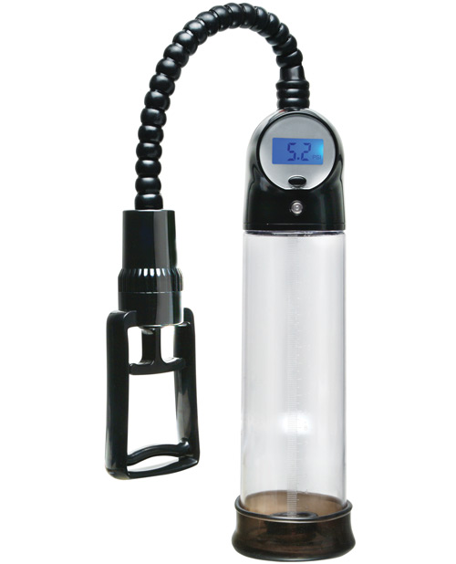 Pompa cu afisaj digital DigiPump Grow Big, 20 cm pentru marirea penisului