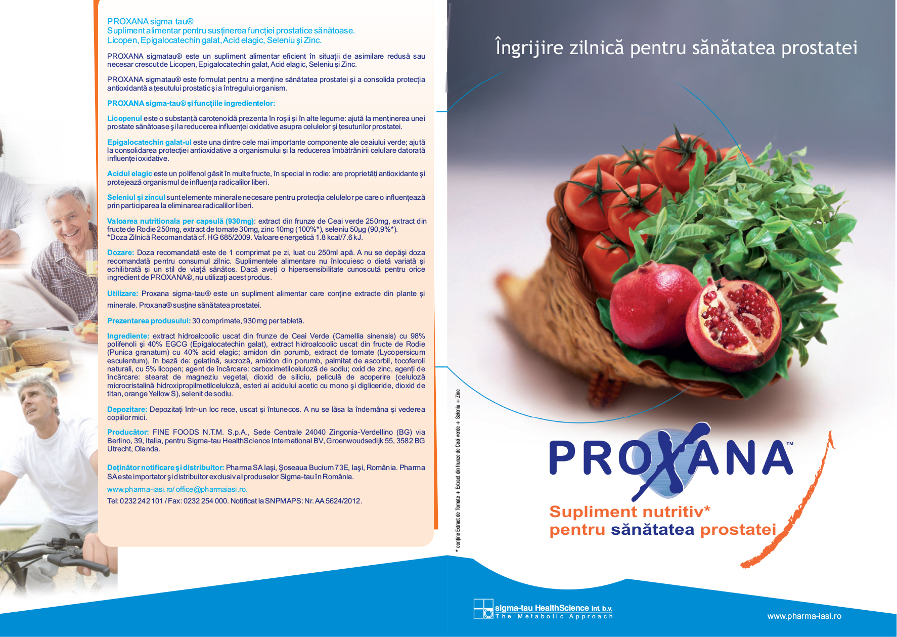 ProXana - pentru imbunatatirea sanatatii prostatei