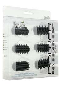 Set Mansoane Power Penis Sleeve Black 