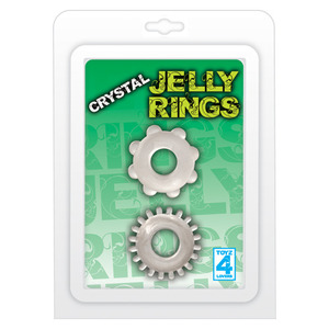 Set inele pentru penis JELLY RINGS CRYSTAL