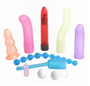 Set vibratoare Cloud 9 Orgasmic Kit, 9 piese, 19 cm