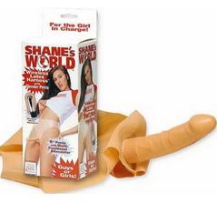 Strap On Shane\'s World cu vibratii, 15 cm