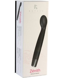 Vibrator EXTASE ZENITH Black pentru valuri de placere, 21 cm