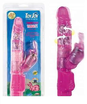 Vibrator Waterproof ToyJoy TwinTurbo Rabbit Pink