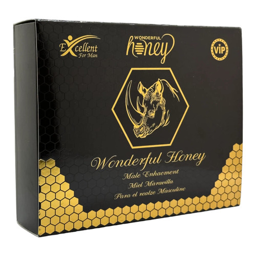 Wonderful Honey Rhino - supliment alimentar cu miere afrodisiaca - 12 plicuri