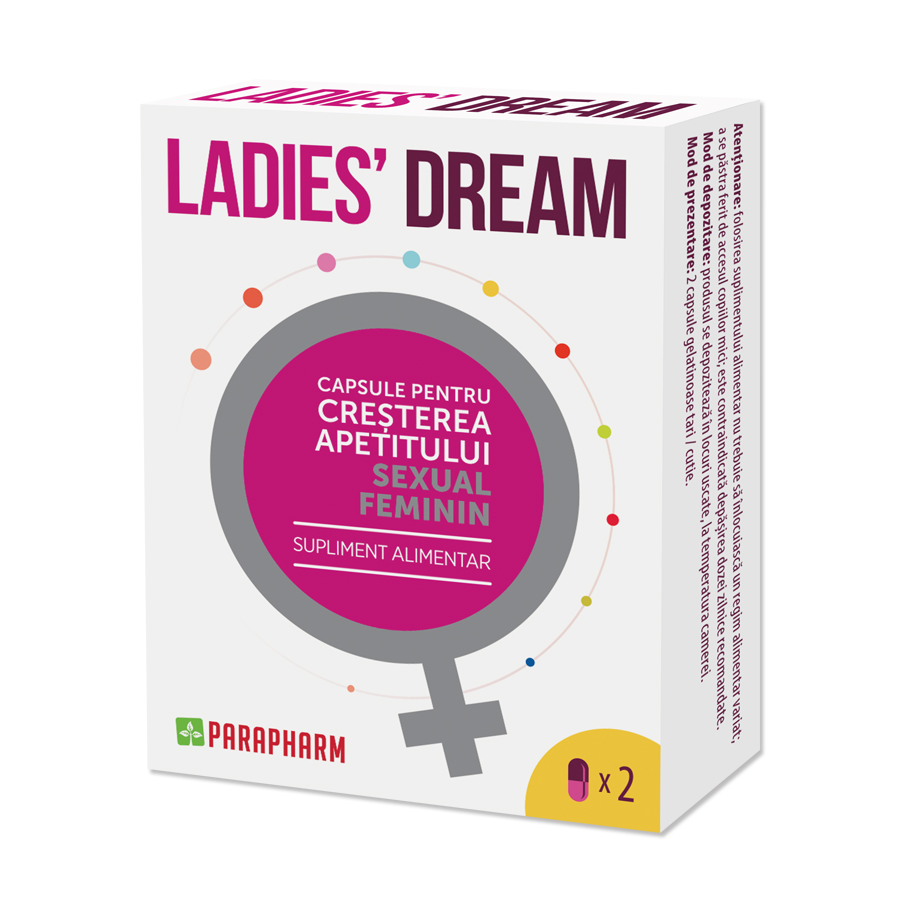 Ladies Dream â€“ capsule pentru cresterea libidoului la femei â€“ 2 cps