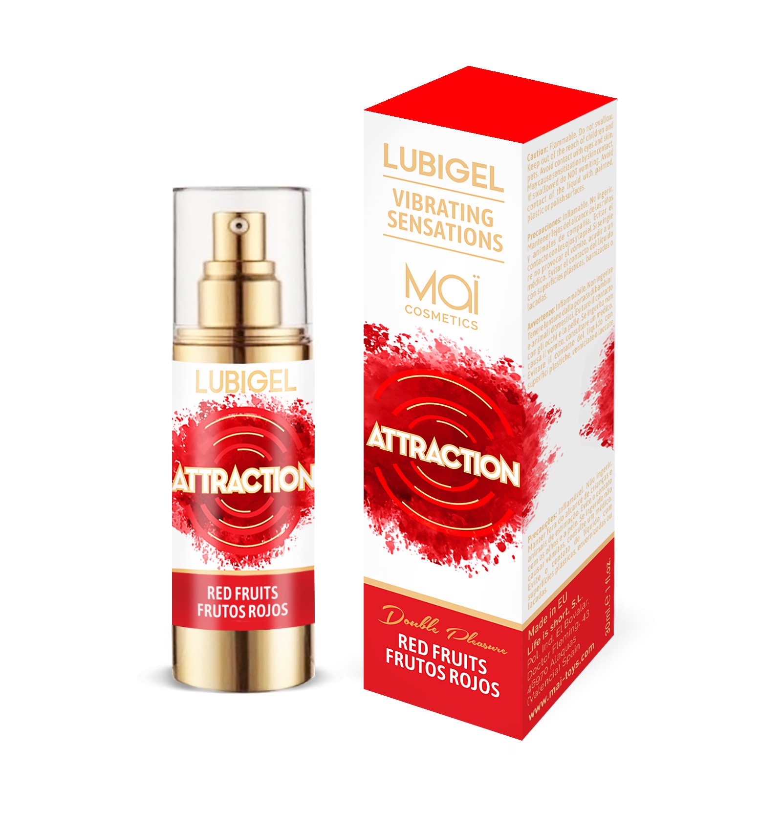 LUBIGEL - gel intim din fructe rosii â€“ 30 ml